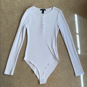 White bodysuit from forever 21